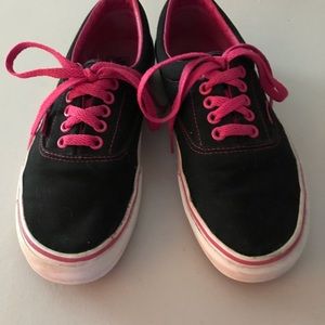 Vans Women’s Sz 8.5 Black/Pink